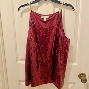 Michael Kors New With Tags Sequined Top